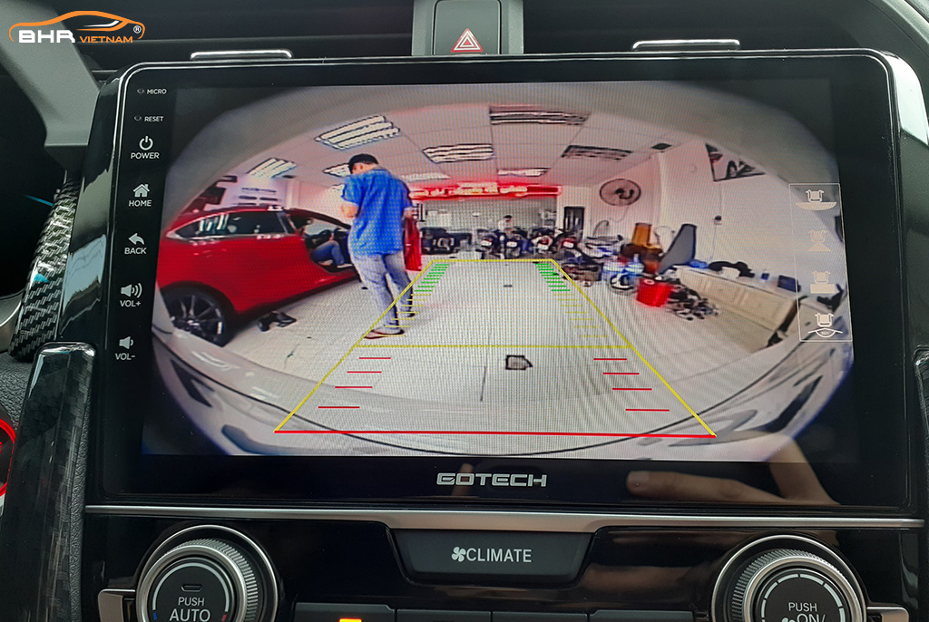 Gotech GT8 Max Honda Civic 2017-nay tích hợp camera lùi