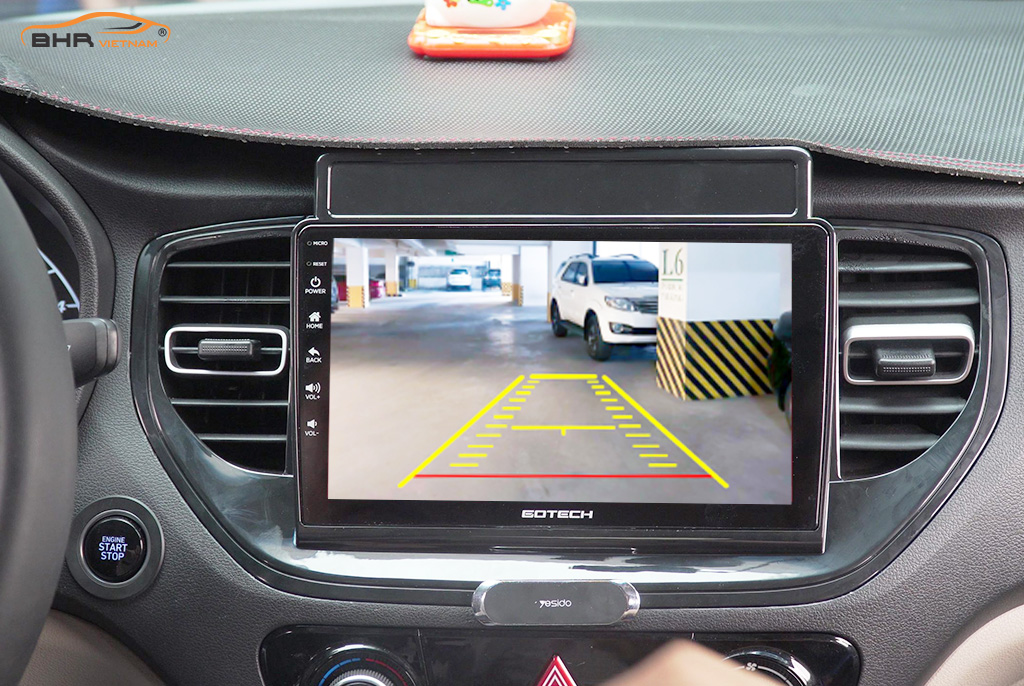 Màn hình DVD Gotech GT8 Max Hyundai Accent 2021 - nay tích hợp camera lùi