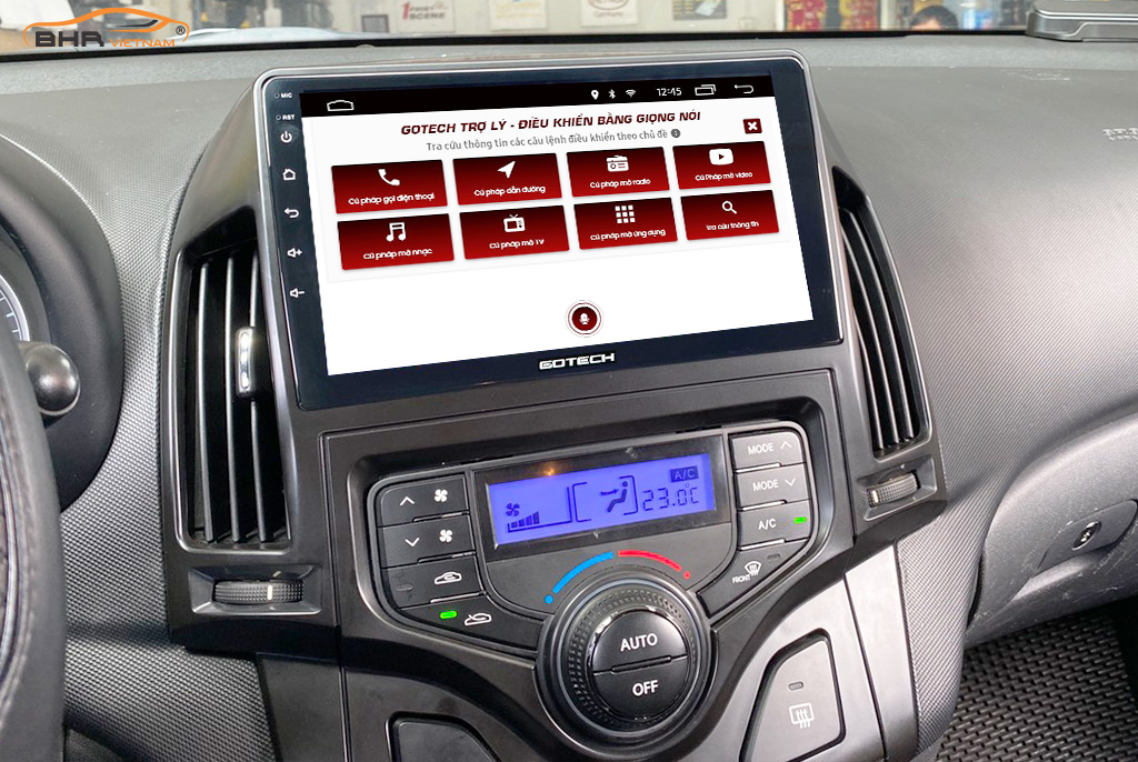 Điều khiển bằng giọng nói thông minh màn hình Gotech GT8 Max Hyundai i30, i30cw 2007 - 2011