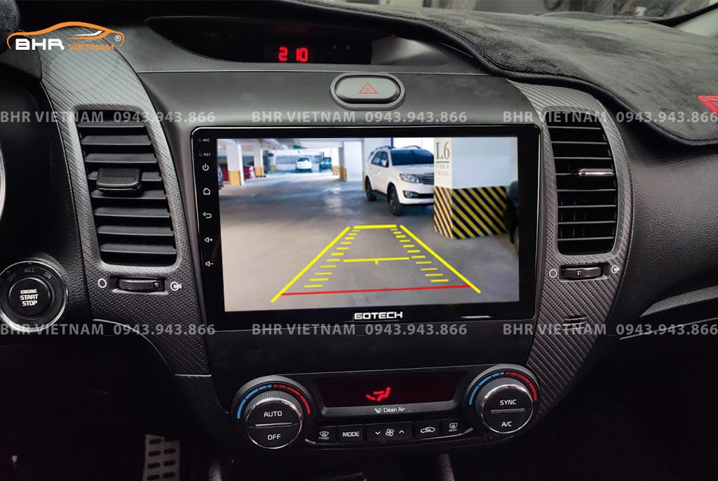Màn hình DVD Gotech GT8 Max Kia Cerato 2013 - 2018 tích hợp camera lùi