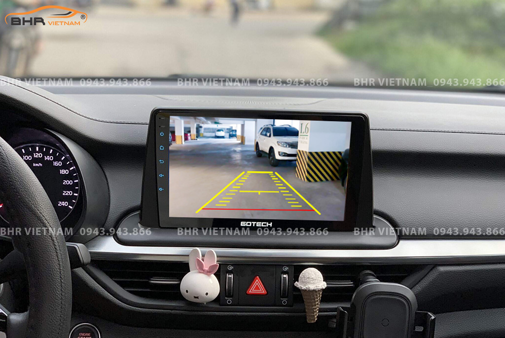 Màn hình DVD Gotech GT8 Max Kia Cerato 2019-nay tích hợp camera lùi
