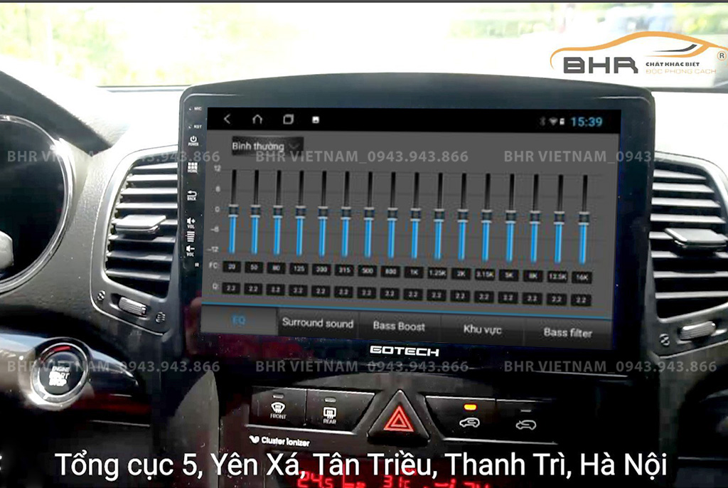 Màn hình GT8 Max Kia Sorento 2009 - 2013 trải nghiệm âm thanh DSP sống động