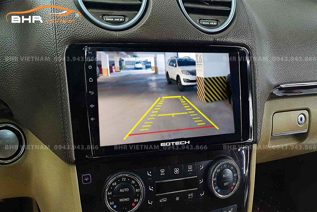 Màn hình DVD Gotech GT8 Max Mercedes GL Class (X164) 2006 - 2013 tích hợp camera lùi