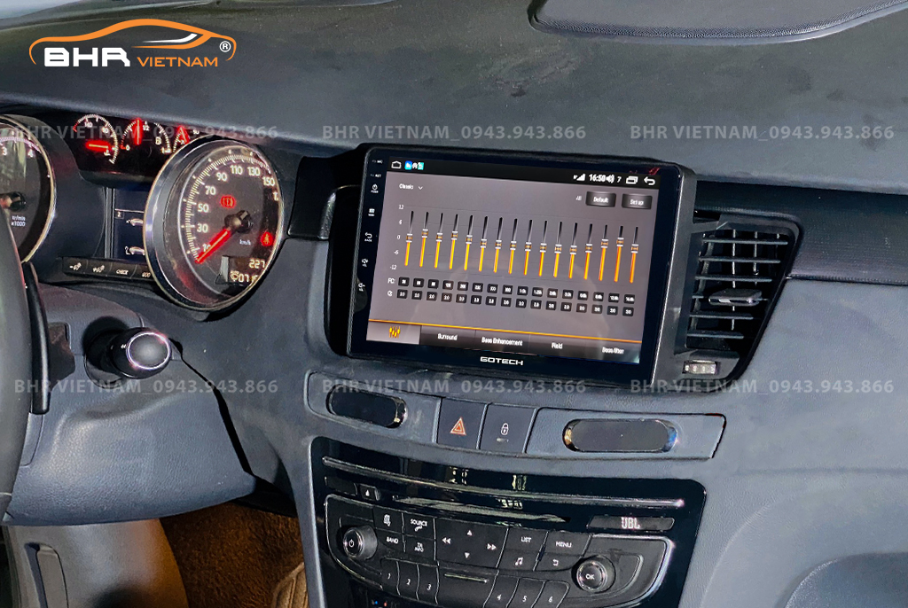 Trải nghiệm âm thanh DSP 32 kênh trên màn hình Gotech GT8 max Peugeot 508 2010 - 2020