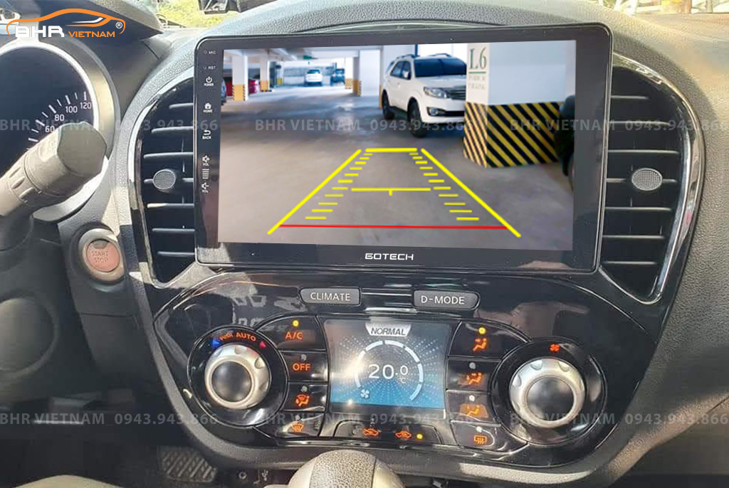  Màn hình DVD Gotech GT8 Max Nissan Juke 2010 - 2019 tích hợp cảm biến áp suất lốp