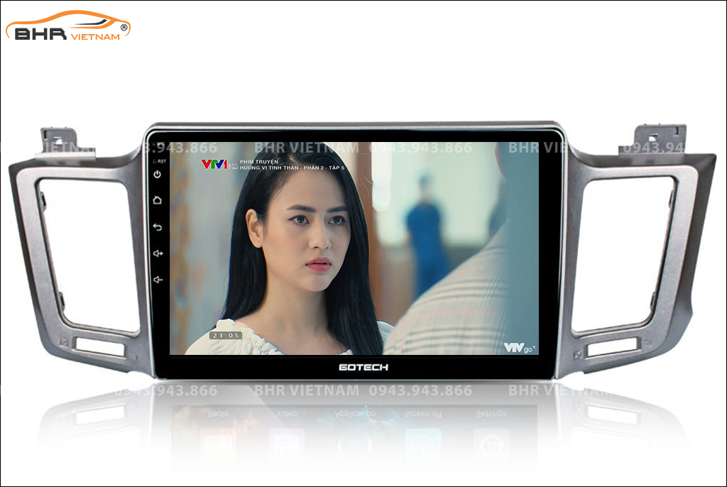  Giải trí Youtube, xem phim sống động trên màn hình Gotech GT8 Max Toyota Rav4 2013 - 2018