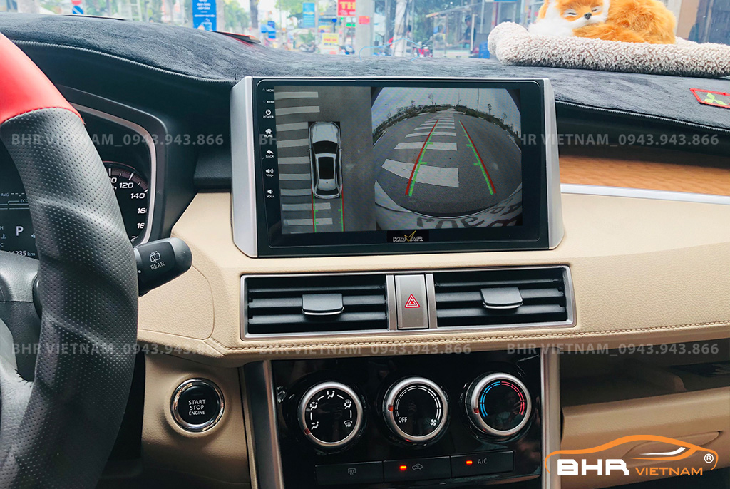 Hình ảnh quan sát từ camera sau Kovar Plus 360 Mitsubishi Xpander 2018 - nay