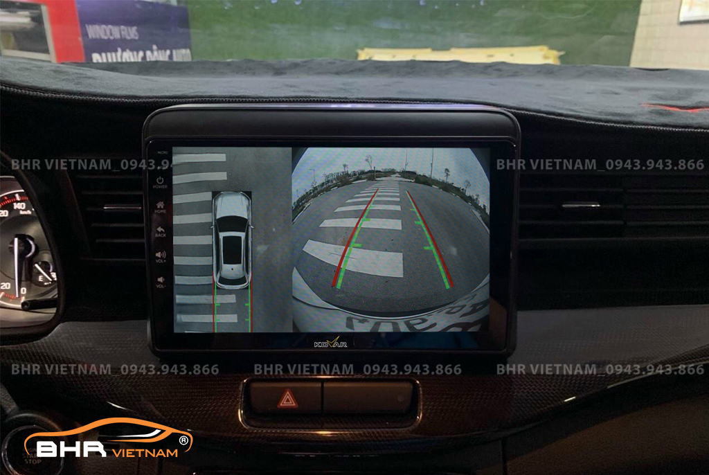 Hình ảnh quan sát từ camera sau Kovar Plus 360 Suzuki Ertiga 2020 - nay
