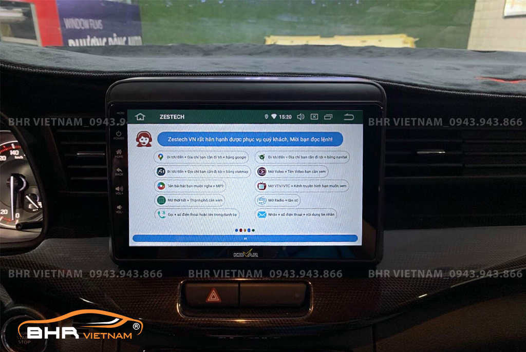 Điều khiển bằng giọng nói thông minh màn hình Kovar Plus 360 Suzuki Ertiga 2020 - nay