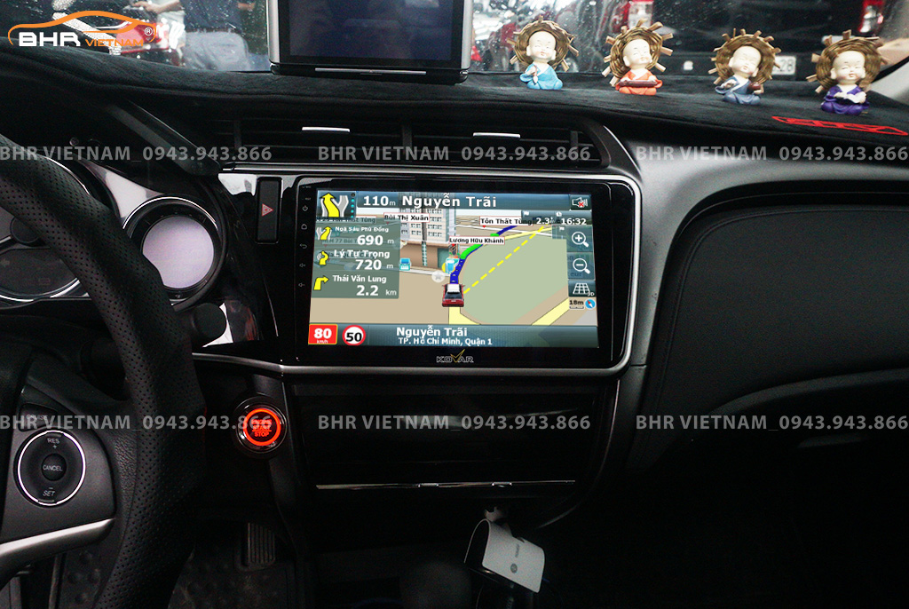 Bản đồ chỉ đường thông minh: Vietmap, Navitel, Googlemap trên Kovar T1 Honda City 2018 - 2020