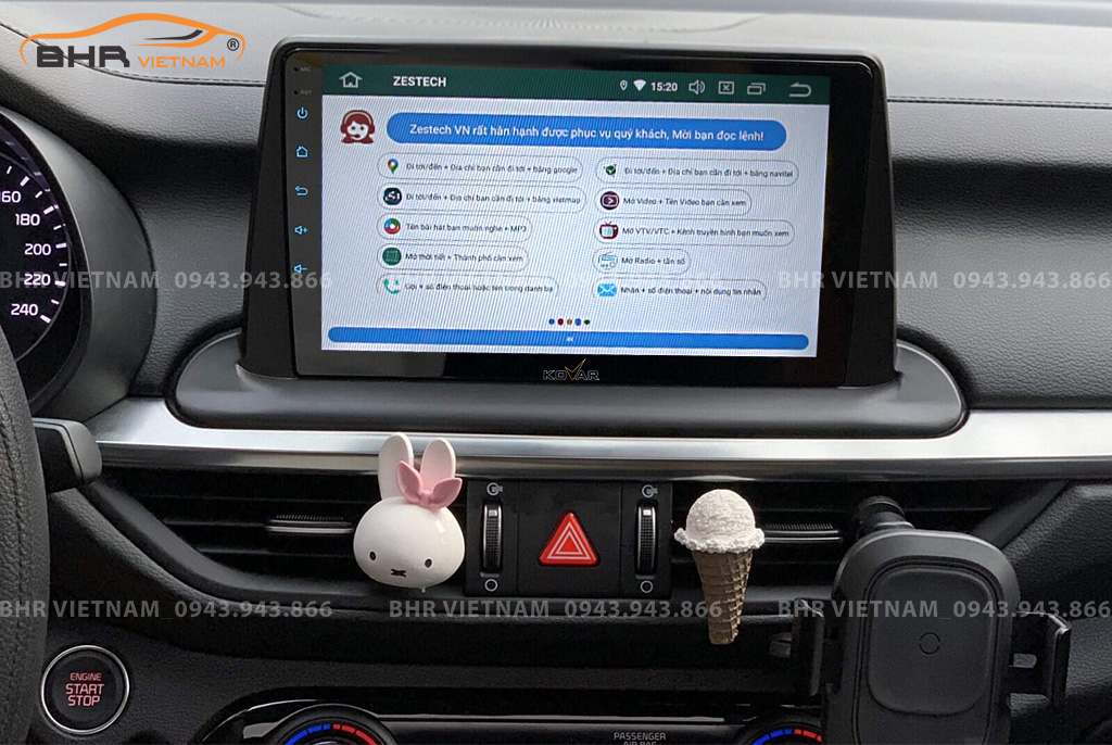 Điều khiển bằng giọng nói thông minh màn hình Kovar T1 Kia Cerato 2019 - nay
