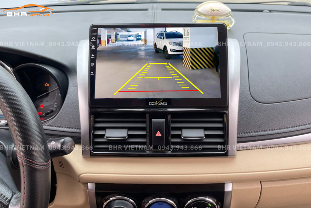  Màn hình DVD Kovar T1 Toyota Vios 2014 - 2018 tích hợp camera lùi