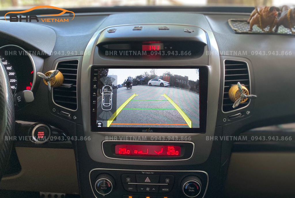  Màn hình DVD Kovar T2 Kia Sorento 2014 - 2020 tích hợp camera lùi