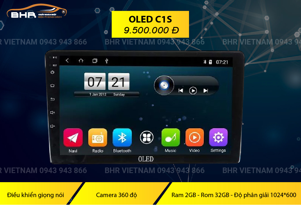 Thông số cấu hình màn DVD Oled C1s