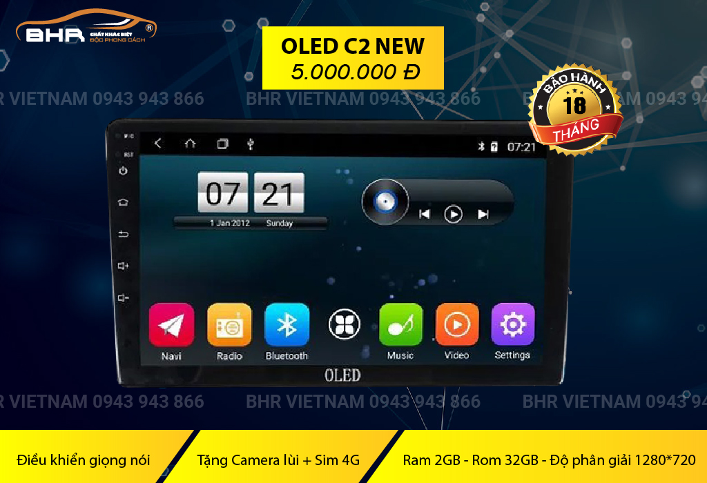 Thông số cấu hình màn DVD Oled C2 New