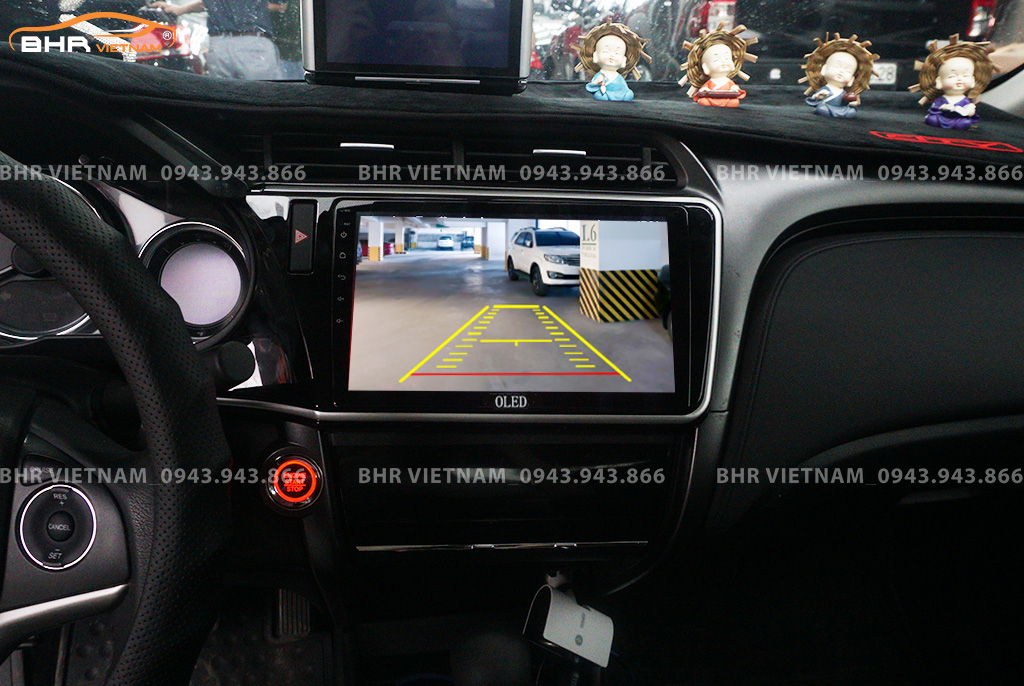 Màn hình DVD Oled C2 New Honda City 2018 - 2020 tích hợp camera lùi