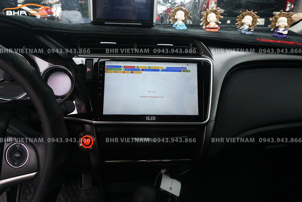 Điều khiển bằng giọng nói thông minh DVD Android Oled Oled C2 New Honda City 2018 - 2020