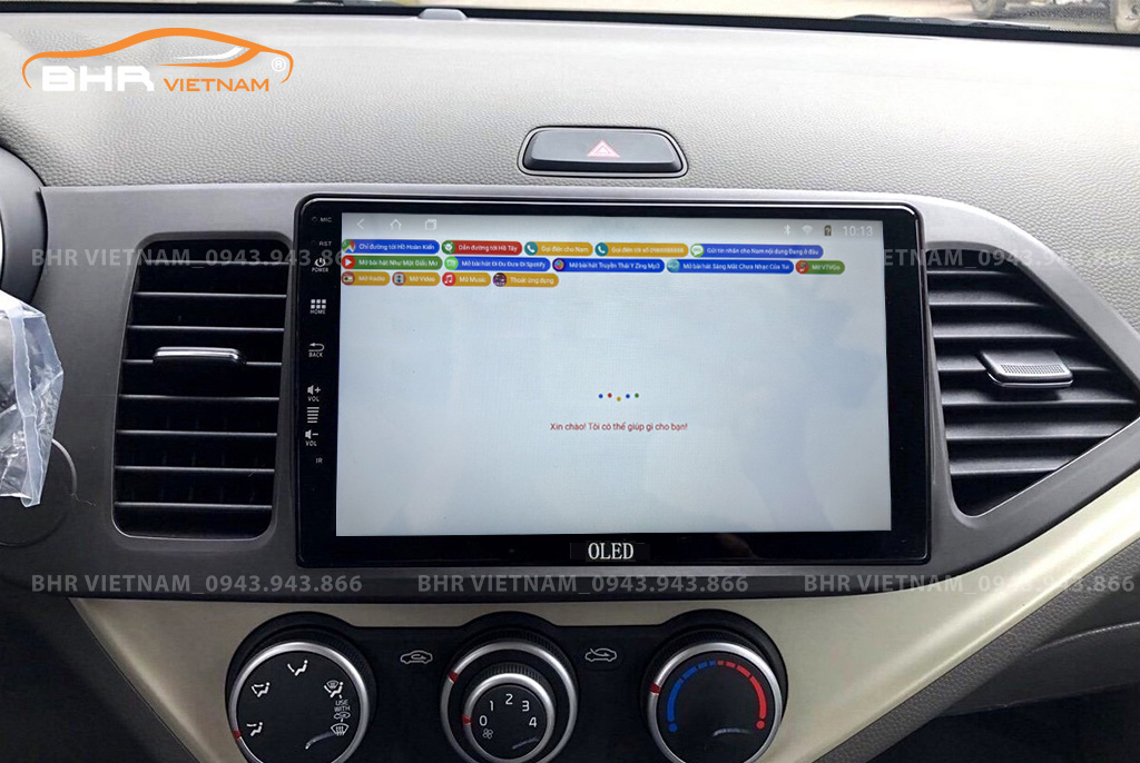 Điều khiển bằng giọng nói thông minh DVD Android Oled Oled C2 New Kia Morning 2011 - 2020