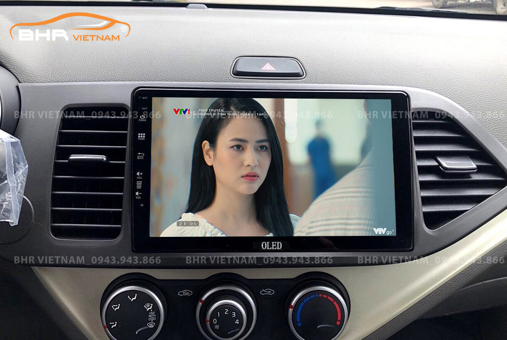 Giải trí Youtube, xem phim sống động trên màn hình DVD Oled C2 New Kia Morning 2011 - 2020