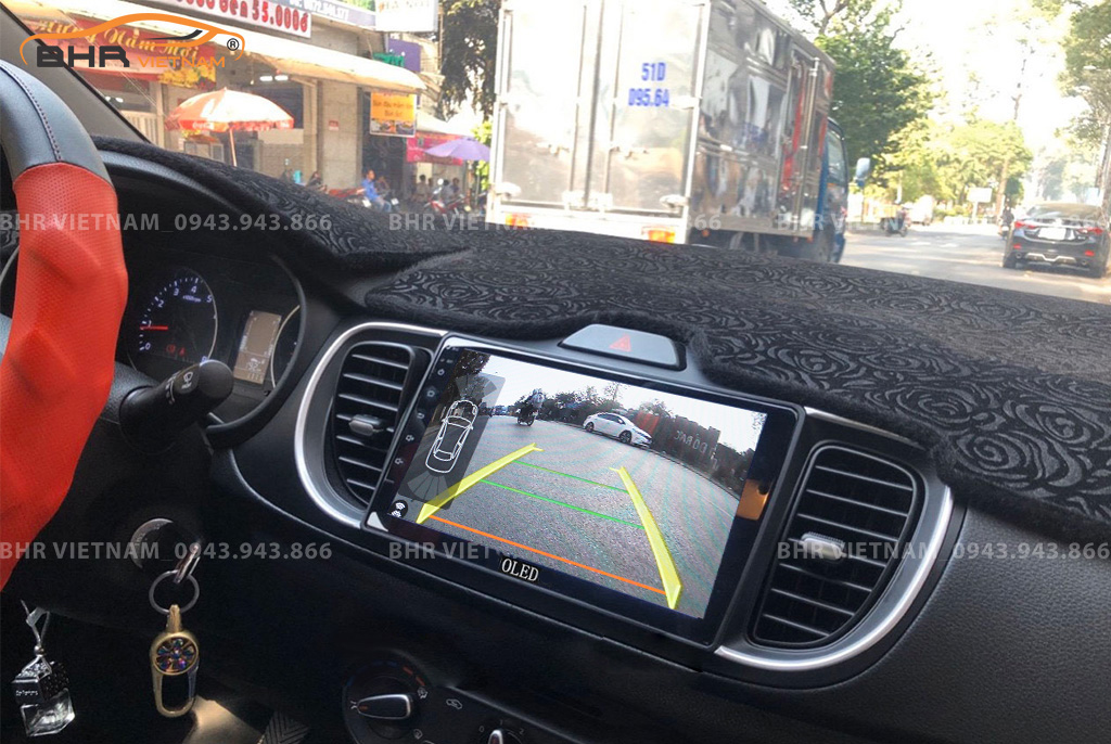Màn hình DVD Oled C2 New Kia Soluto 2019 - nay tích hợp camera lùi