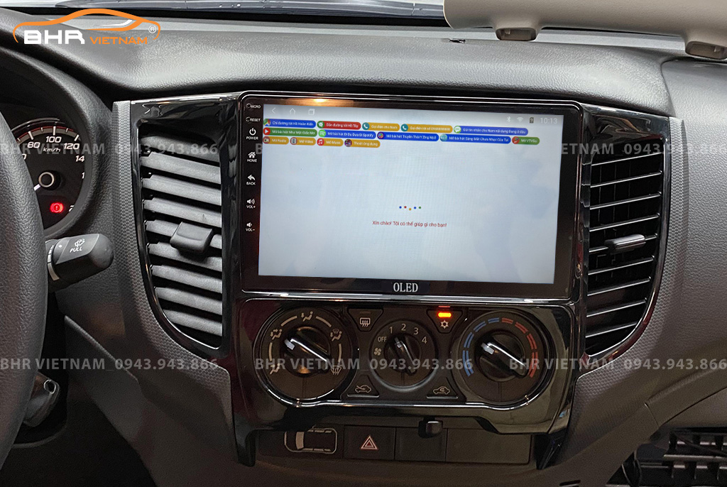 Điều khiển bằng giọng nói thông minh DVD Android Oled C8 New Mitsubishi Triton 2020 - nay