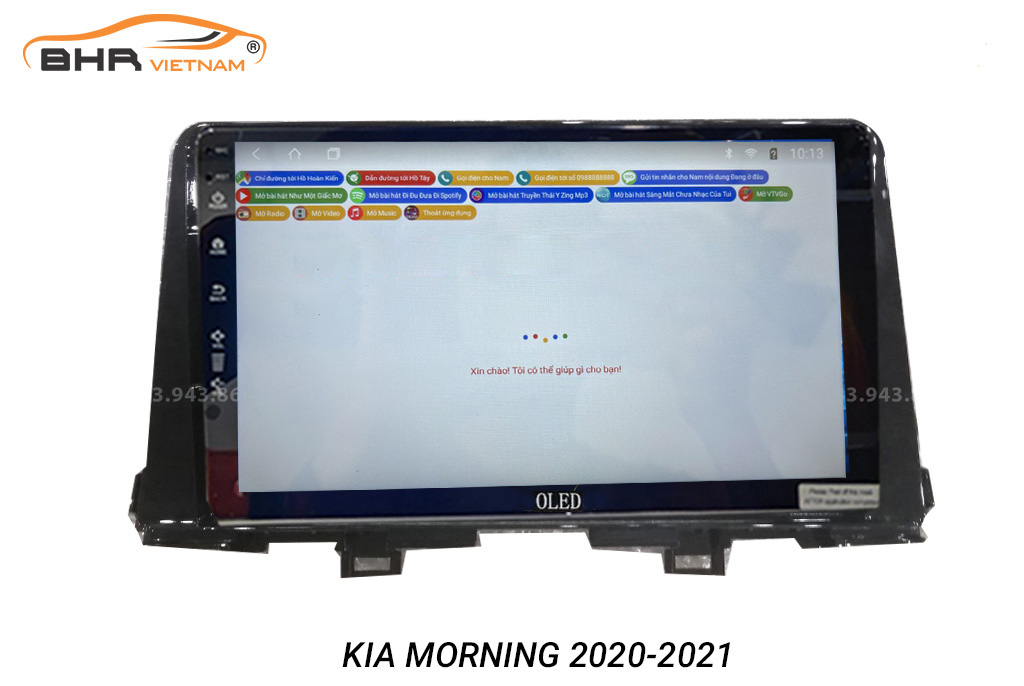 Điều khiển bằng giọng nói thông minh DVD Android Oled C8S Kia Morning 2021 - nay