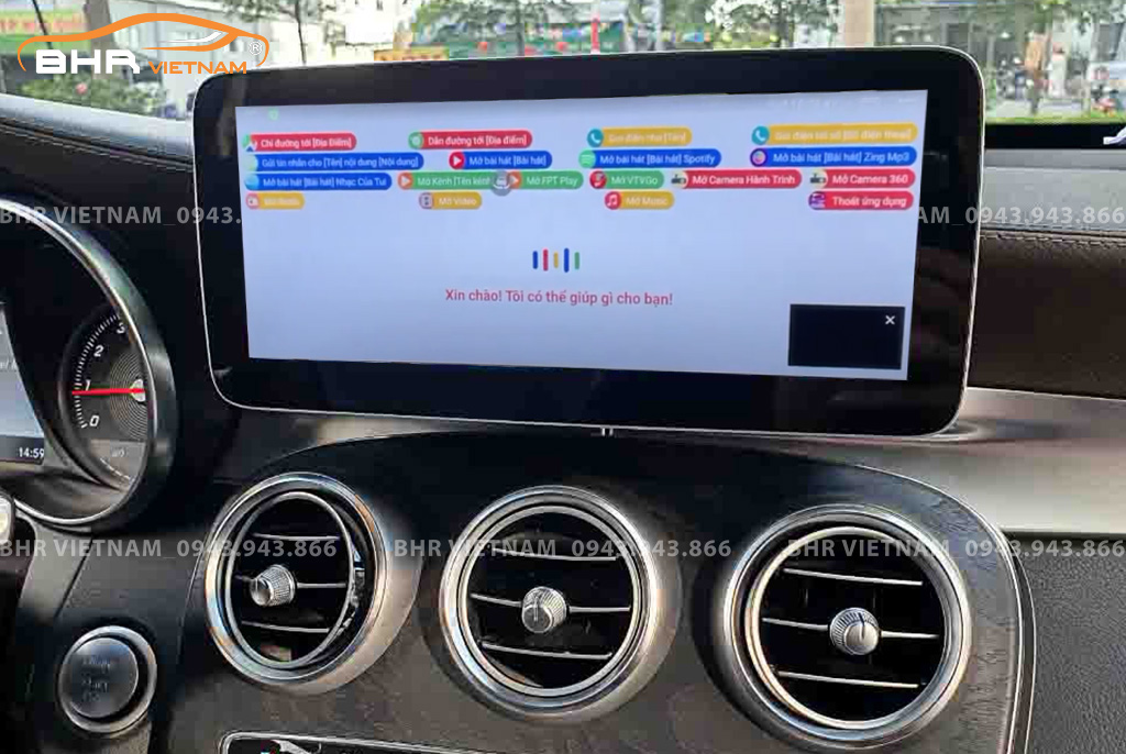 Điều khiển bằng giọng nói thông minh DVD Android Oled Pro G68s Mercedes C Class 2015 - nay