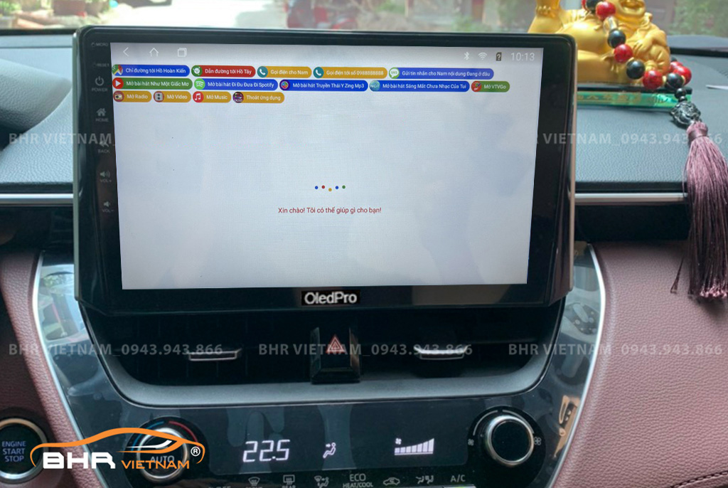 Điều khiển bằng giọng nói thông minh DVD Android Oled Pro X5S Toyota Cross 2020 - nay