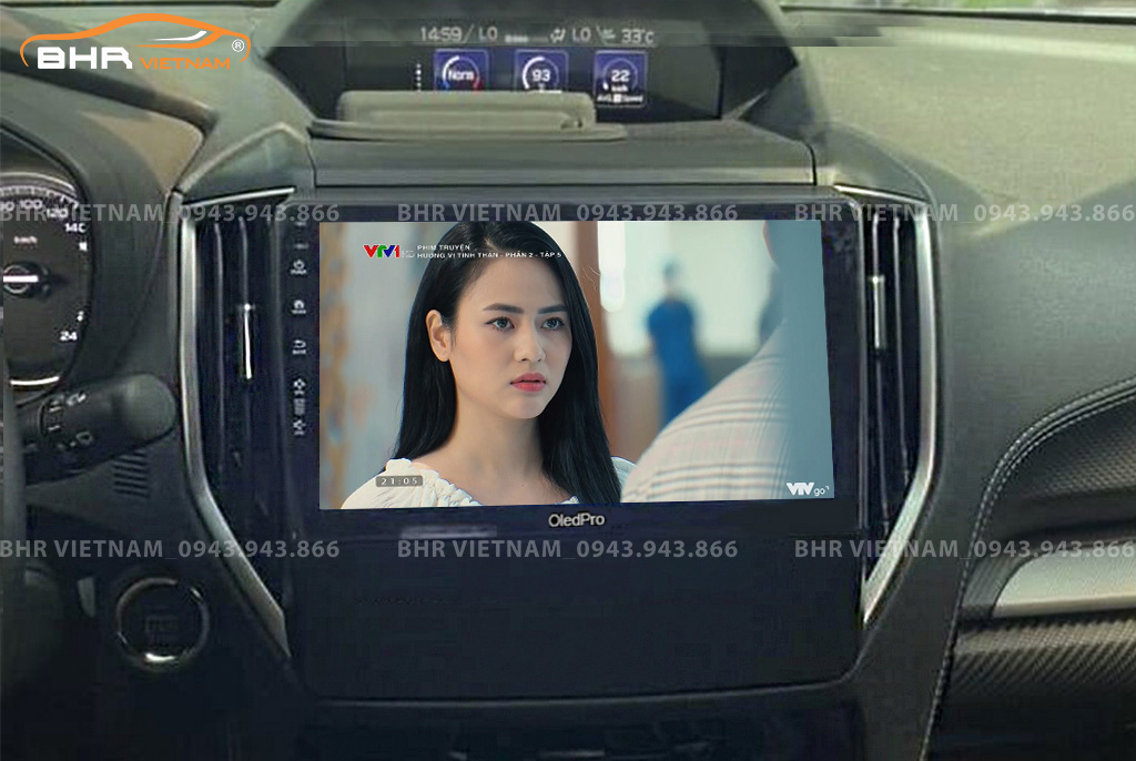 Giải trí Youtube, xem phim sống động trên màn hình DVD Oled Pro X8S Subaru Forester 2020 - nay