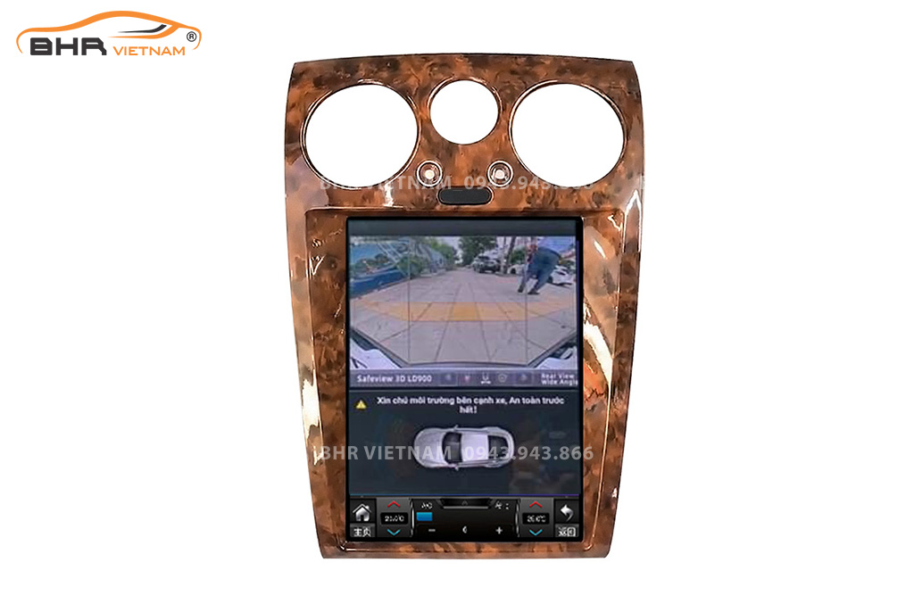 Màn hình DVD Tesla Bentley Continental 2005 - 2014  tích hợp camera lùi