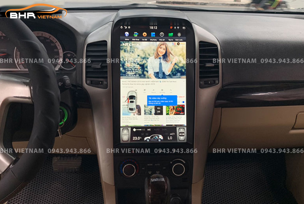 Giải trí Youtube, xem phim sống động trên màn hình DVD Tesla Chevrolet Captiva 2007 - 2020
