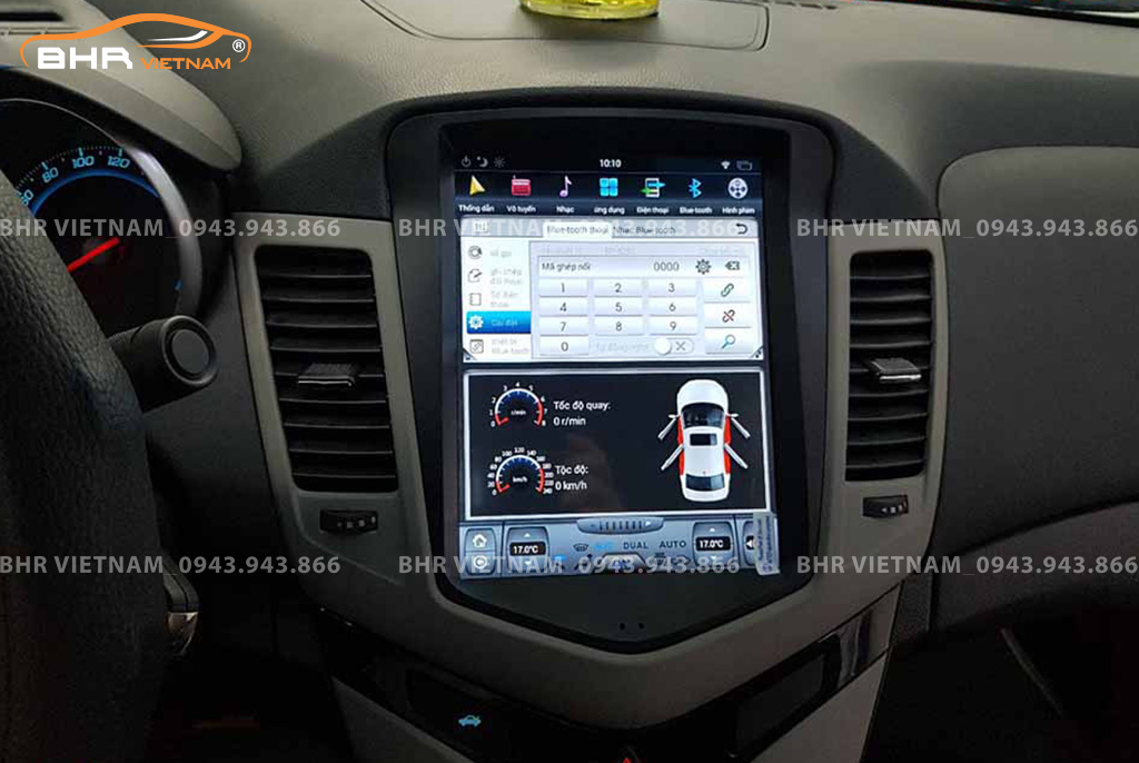 Kết nối điện thoại trên màn hình DVD Android Tesla Ford Focus 2013 - nay