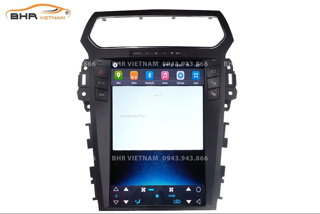 Điều khiển bằng giọng nói màn hình DVD Tesla Ford Explorer 2016 - nay