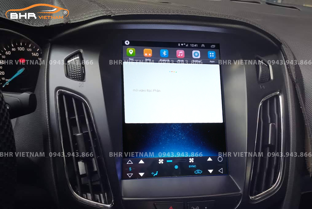 Điều khiển bằng giọng nói màn hình DVD Tesla Ford Focus 2013 - nay