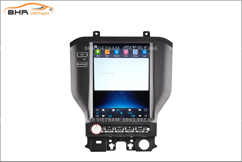 Điều khiển bằng giọng nói màn hình DVD Tesla Ford Mustang 2015 - nay