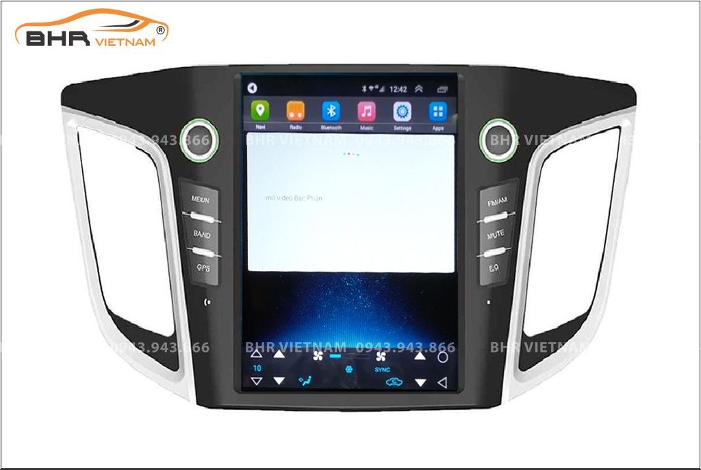 Điều khiển bằng giọng nói màn hình DVD Tesla Hyundai Creta 2014 - nay