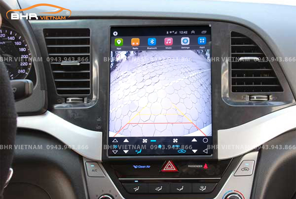 Màn hình DVD Tesla Hyundai Elantra 2015 - 2017 tích hợp camera lùi