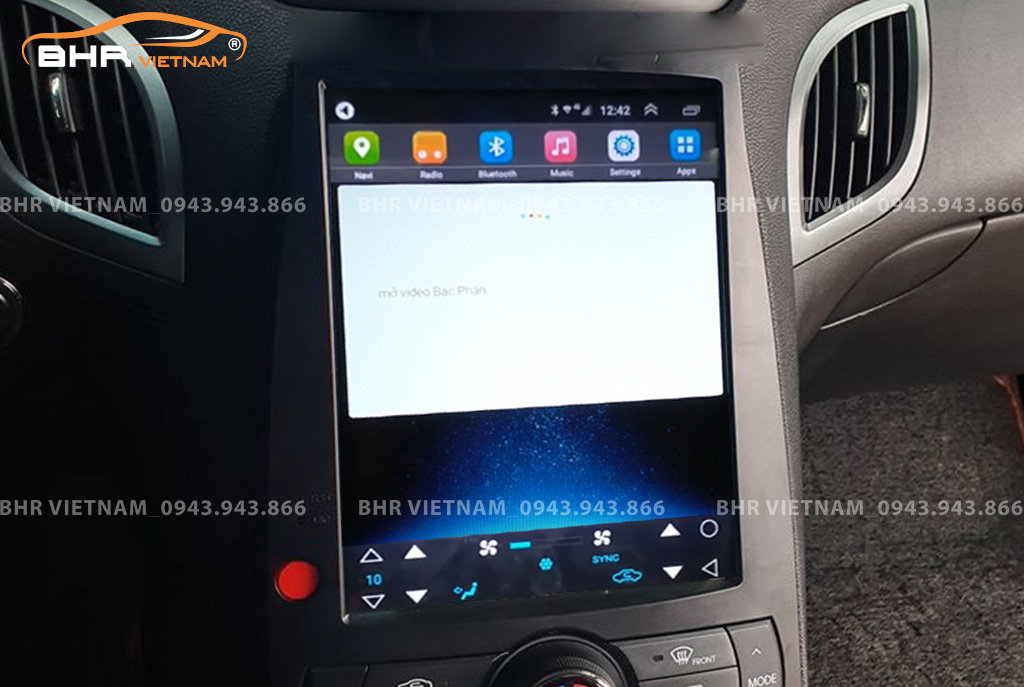 Điều khiển bằng giọng nói màn hình DVD Tesla Hyundai Genesis 2008 - 2012