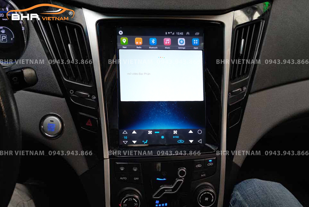 Điều khiển bằng giọng nói màn hình DVD Tesla Hyundai Sonata 2009 - 2016