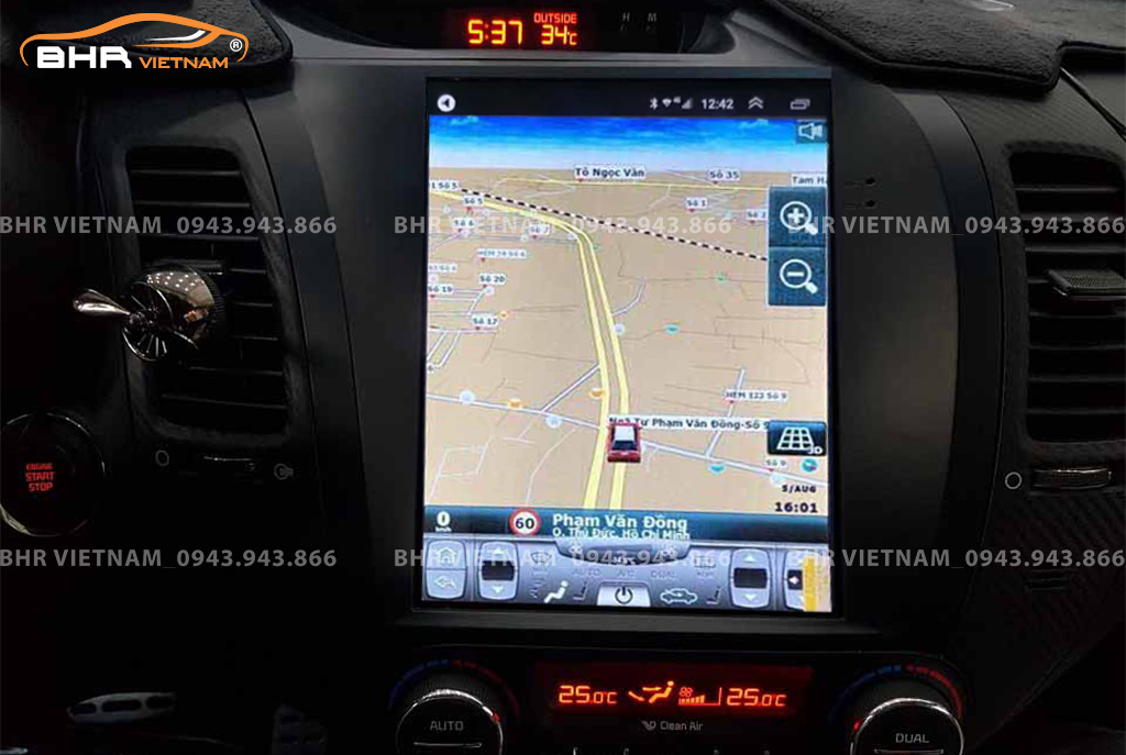 Bản đồ chỉ đường Vietmap, Navitel, Googlemap trên màn hình DVD Android Kia K3 2013 - 2016