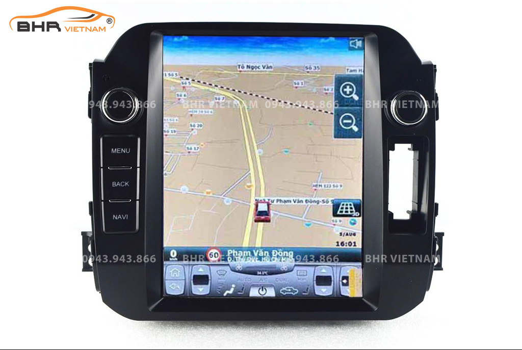 Bản đồ chỉ đường Vietmap, Navitel, Googlemap trên màn hình DVD Android Kia Sportage 2009 - 2014