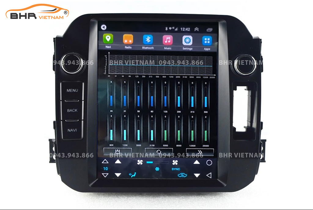 Kết nối điện thoại trên màn hình DVD Android Tesla Kia Sportage 2009 - 2014