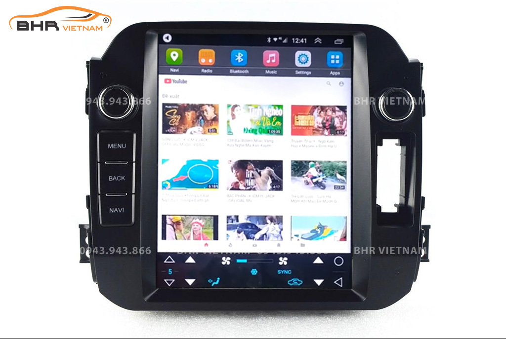 Giải trí Youtube, xem phim sống động trên màn hình DVD Tesla Kia Sportage 2009 - 2014