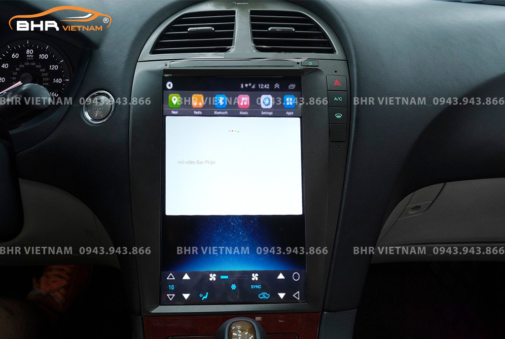 Điều khiển bằng giọng nói màn hình DVD Tesla Lexus ES250, ES350 2005 - 2011
