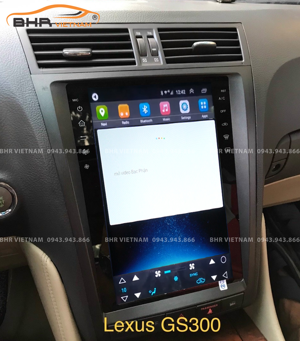 Điều khiển bằng giọng nói màn hình DVD Tesla Lexus GS300, GS350 2005 - 2011