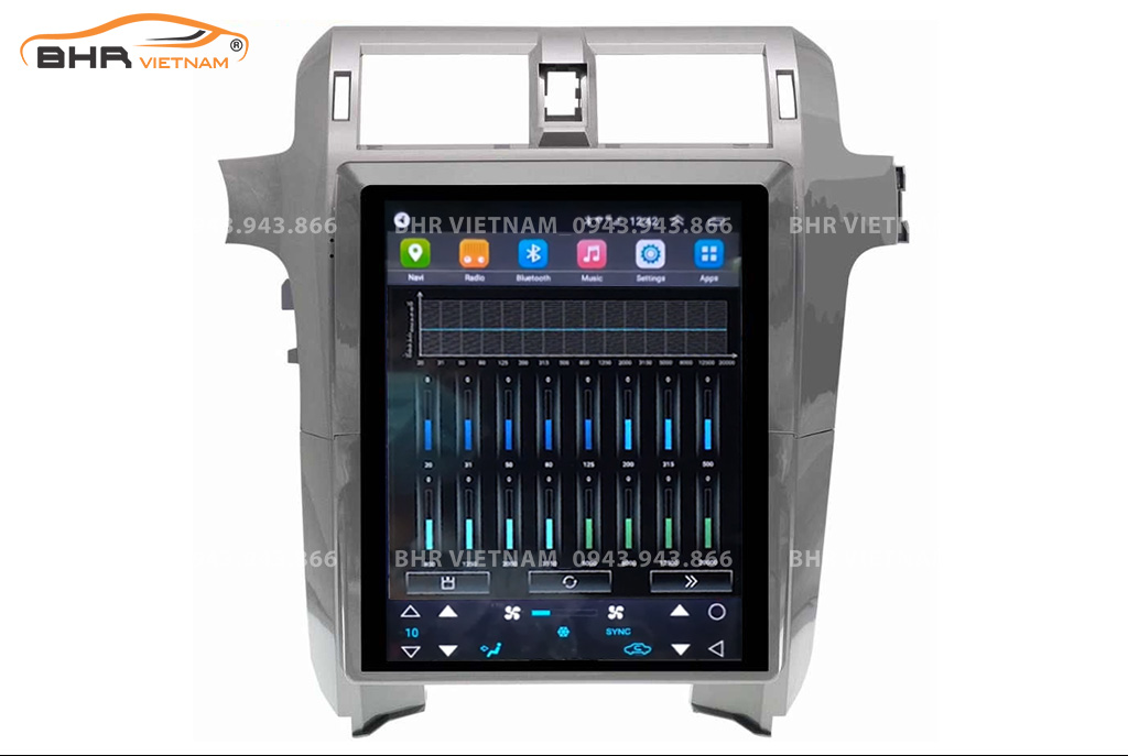 Kết nối điện thoại trên màn hình DVD Android Tesla Lexus GX460 2010 - nay