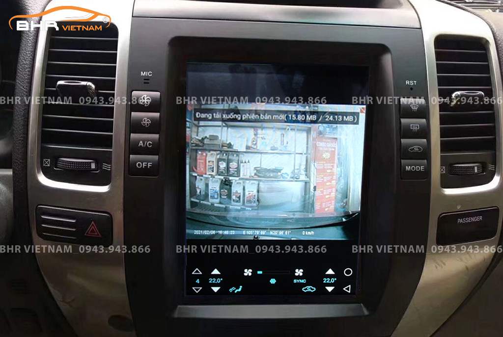 Màn hình DVD Tesla Lexus GX470 2002 - 2009 tích hợp camera hành trình