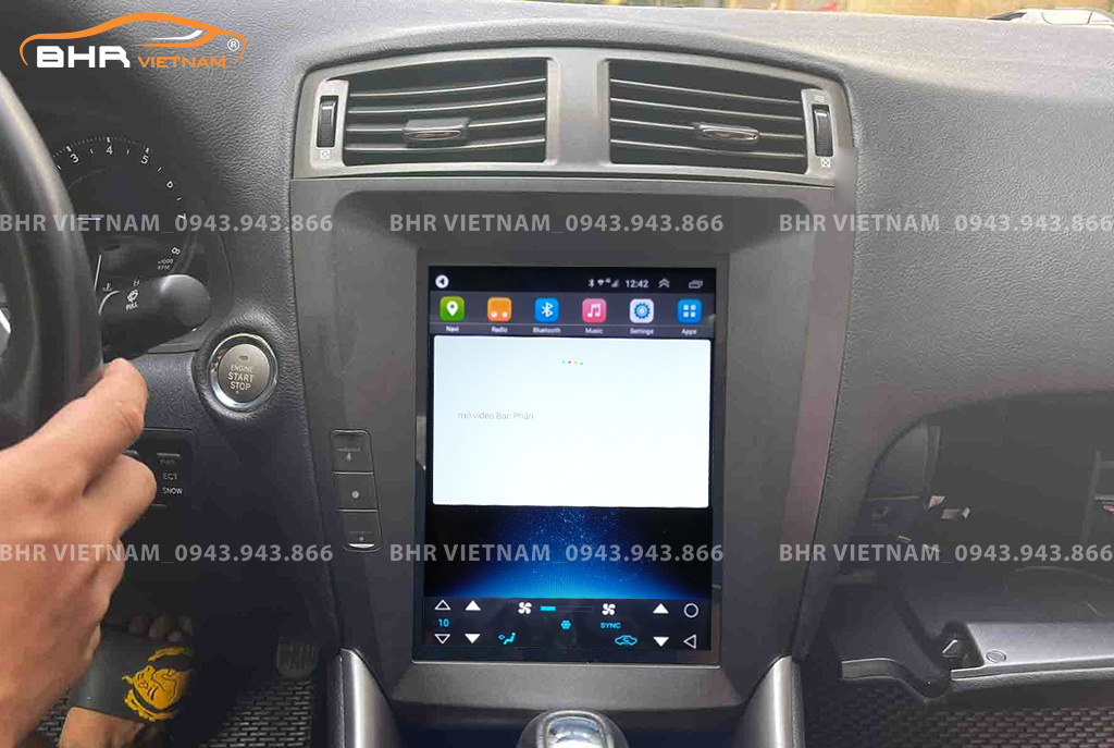 Điều khiển bằng giọng nói màn hình DVD Tesla Lexus IS250 2005 - 2011