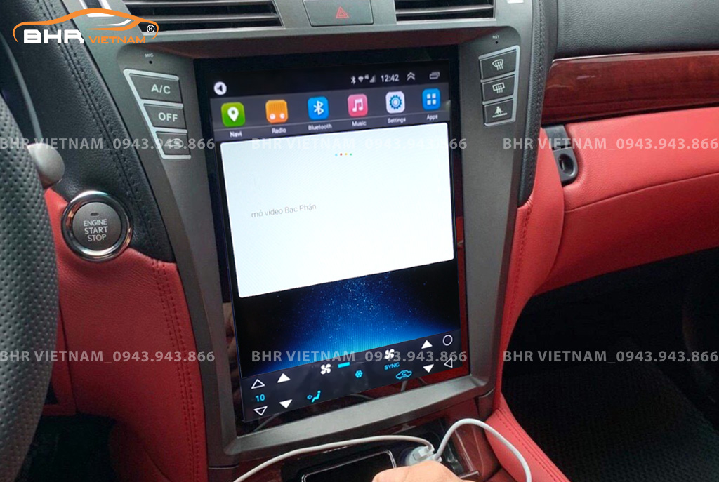 Điều khiển bằng giọng nói màn hình DVD Tesla Lexus LS460, LS460L, LS600h 2006 - 2012