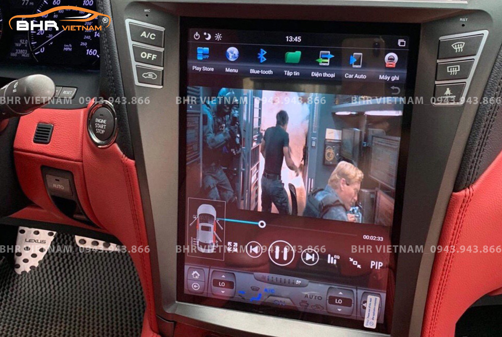 Giải trí Youtube, xem phim sống động trên màn hình DVD Tesla Lexus LS460, LS460L, LS600h 2006 - 2012